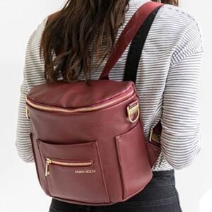 NWT Fawn Design OG Mini Backpack Wine